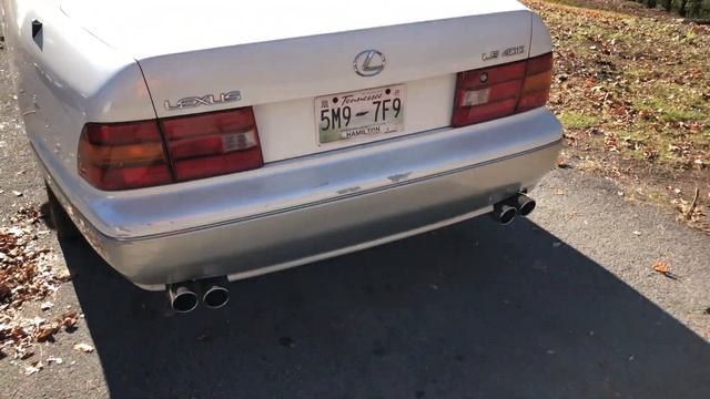 1995 Lexus LS 400 Straight Pipe Exhaust Sound