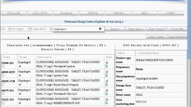 medicalcodes. Module ndc (National Drug Codes US) смотреть онлайн