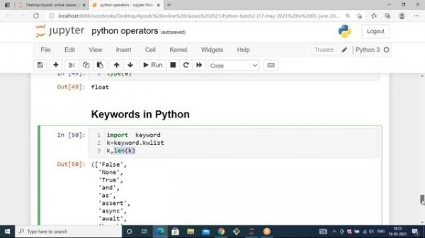 PYTHON-3(1) | OPERATORS IN PYTHON
