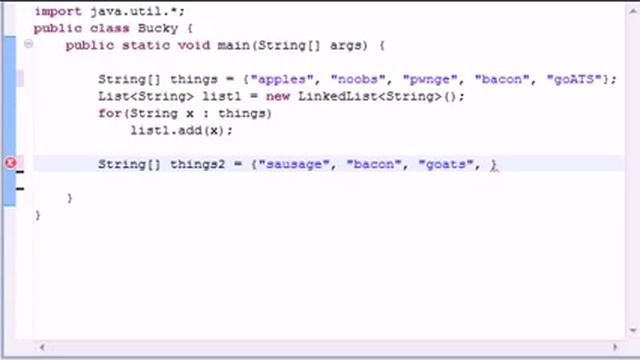 Intermediate Java Tutorial 6 LinkedList смотреть онлайн
