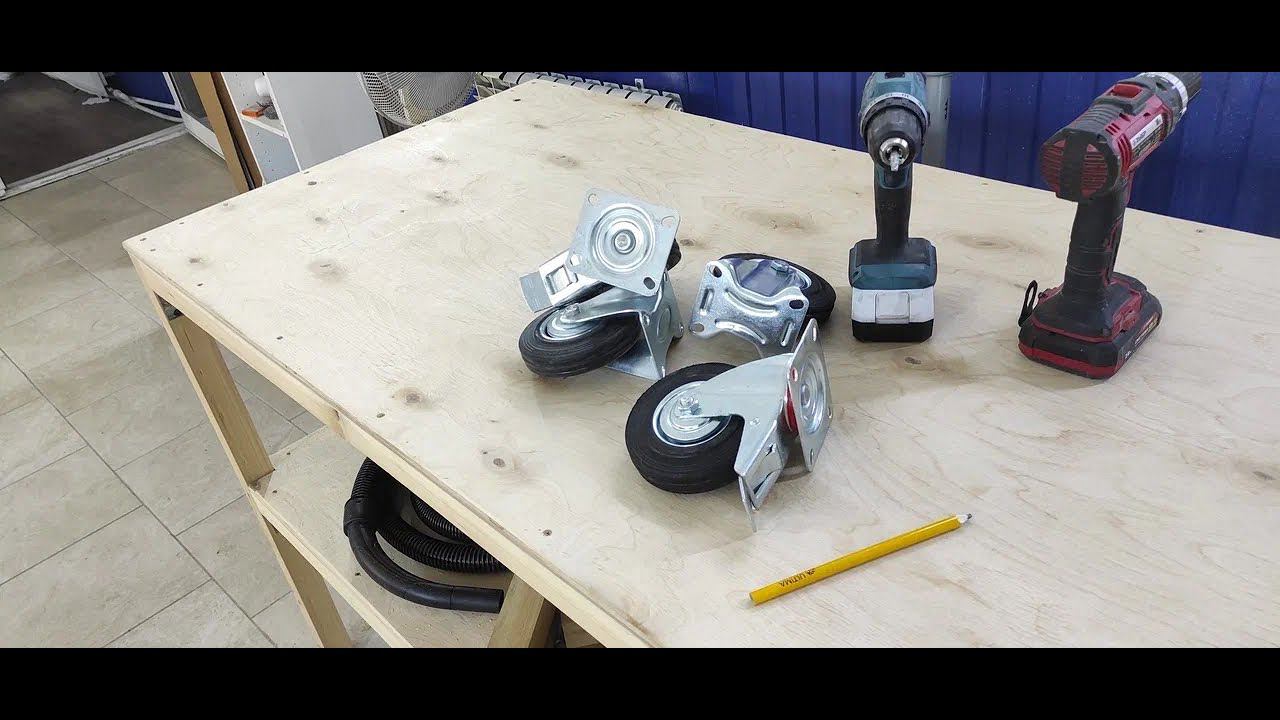 Мобильный Стол-тележка своими руками . смотреть онлайн