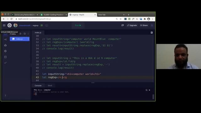 Basic Problem Solving - Regular Expressions | 29th March 2021 | MountBlue Prep смотреть онлайн