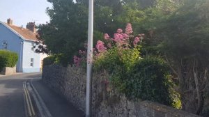 Мы приехали на море в Англии.  Гуляем по английской деревне