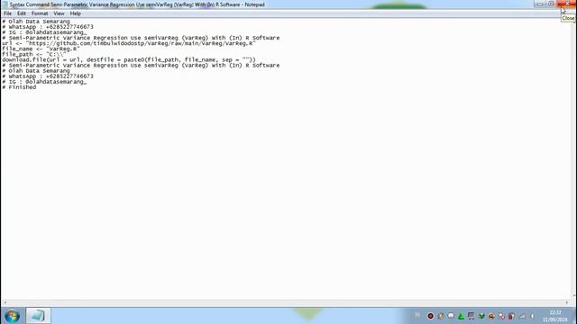 semiVarReg Or VarReg In R Software And kfoldclass In STATA 18 смотреть онлайн