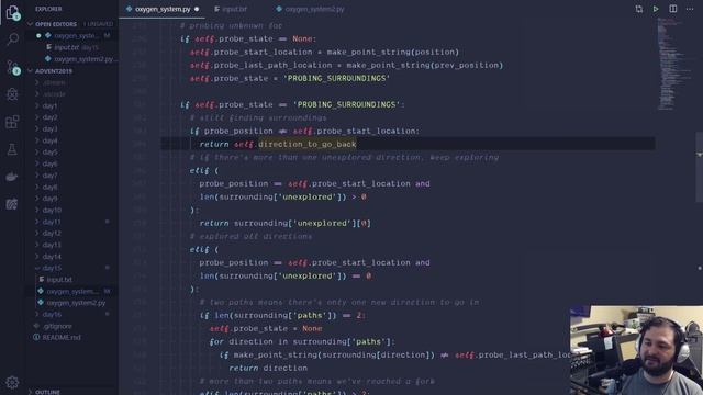 Day 15: Python - Advent of Code 2019 смотреть онлайн