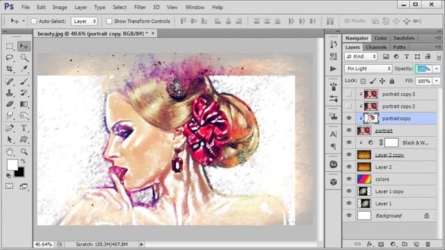 Create Watercolor Effect in Photoshop смотреть онлайн