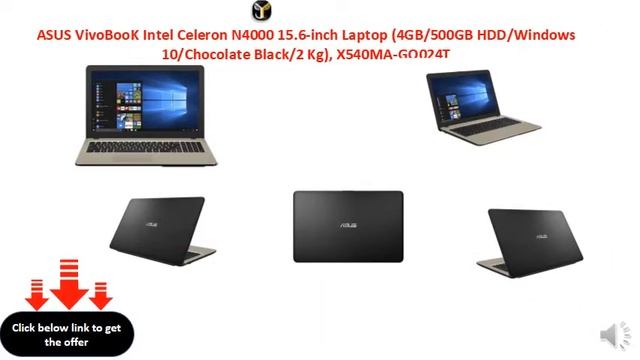 ASUS VivoBooK Intel Celeron N4000 15.6-inch Laptop смотреть онлайн