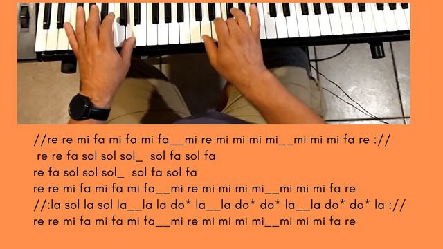 Fake love con notas de melodía en piano смотреть онлайн