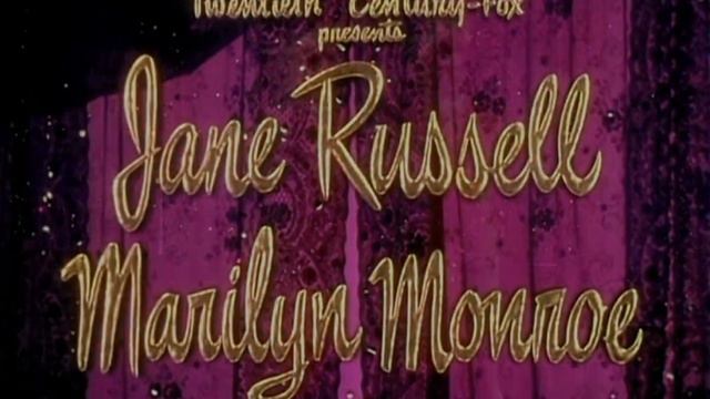 A Little Girl From Little Rock - Marilyn Monroe & Jane Russell - Gentlemen Prefer Blondes (1953)