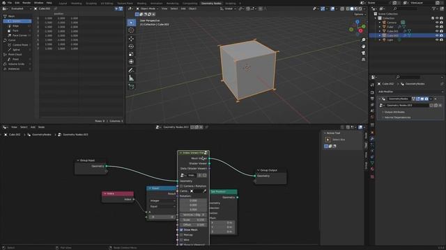 Geometry nodes Index Viewer for Blender смотреть онлайн