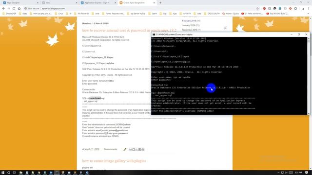 How to Change Admin Password in Oracle Apex 18.2 .. | Muhammad Abdul Quium (V-97) смотреть онлайн