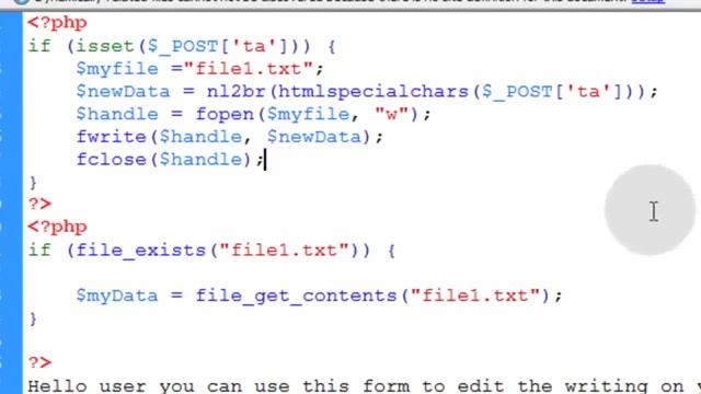 2 Flat File txt PHP Database Tutorial Allow user or client to change data смотреть онлайн