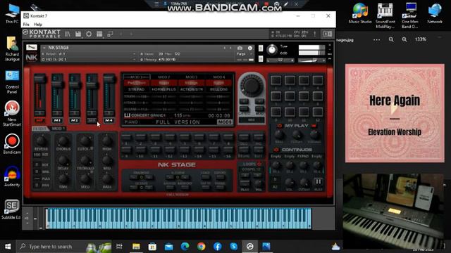 Here Again by Elevation Worship (VST plug-in NK Stage via KONTAKT 7 Portable) Tutorial Setup смотреть онлайн