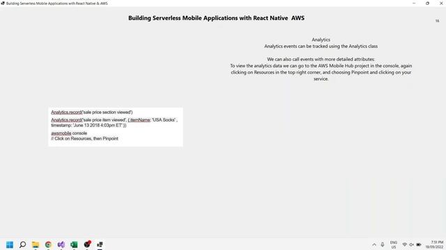 Building Serverless Mobile Applications with React Native & AWS смотреть онлайн