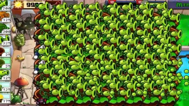 Plant Vs Zombie | Adventure | Giant Plants | Pool level 1 Gameplay (HD) смотреть онлайн