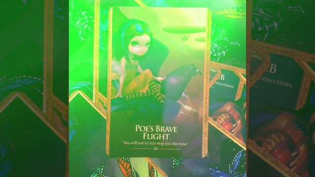 Learn Oracle Cards - Card 26 Poe’s Great Flight Oracle Of The Shapeshifters смотреть онлайн