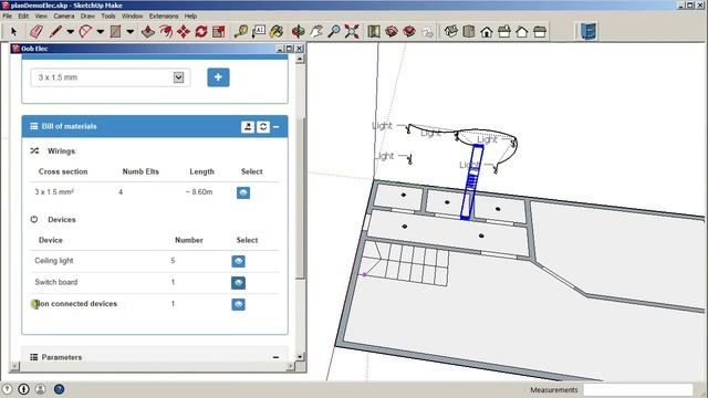 SketchUp Electrical plugin смотреть онлайн