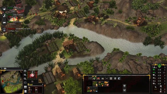 Stronghold Warlords Прохождение #12 Путь мира Быстрый урожай смотреть онлайн