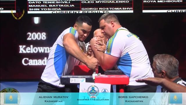 ALIZHAN MURATOV WORLD ARM CHAMPIONSHIP SENIORS LEFT ARM 2023 смотреть онлайн