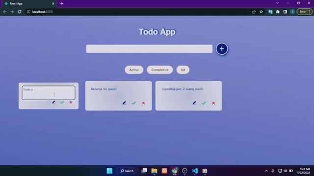 TODO LIST APP USING REACT JS & REDUX✌️ смотреть онлайн