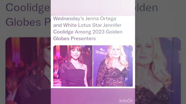 Wednesday's Jenna Ortega and White Lotus Star Jennifer Coolidge Among 2023 Golden Globes Presenters смотреть онлайн