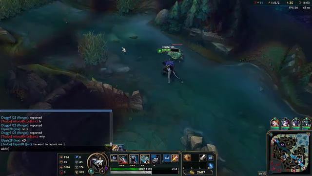 Partida Rengar azul + KS de Jinx смотреть онлайн