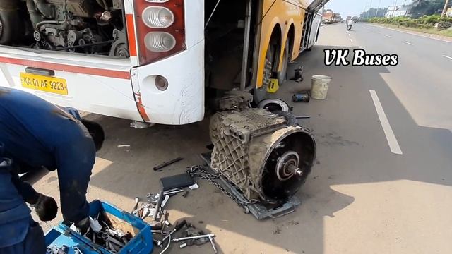 VOLVO B11R ISHIFT GEAR ⚙ BOX REMOVED!!! MUST WATCH смотреть онлайн