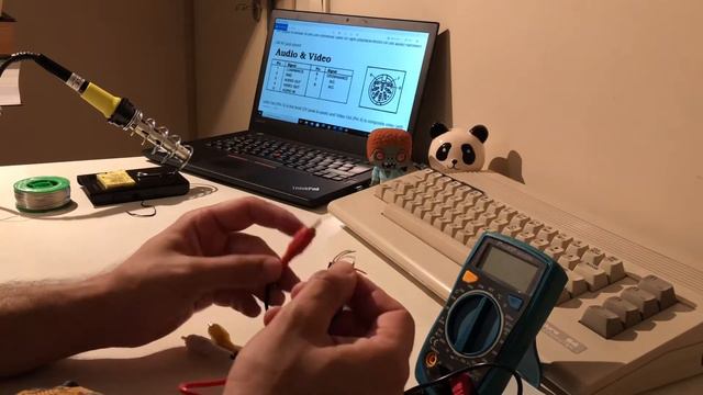 Making A Composite Audio - Video Cable For Commodore 64