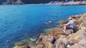 VLOG: Отдых вдвоём.Лермонтово.Краснодарский край.Море разных оттенков!