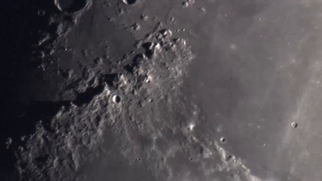 Moon Through My Telescope (Live Video)