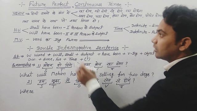 110 | Double Interrogative Sentence | Future Perfect Continuous Tense | English Grammar смотреть онлайн