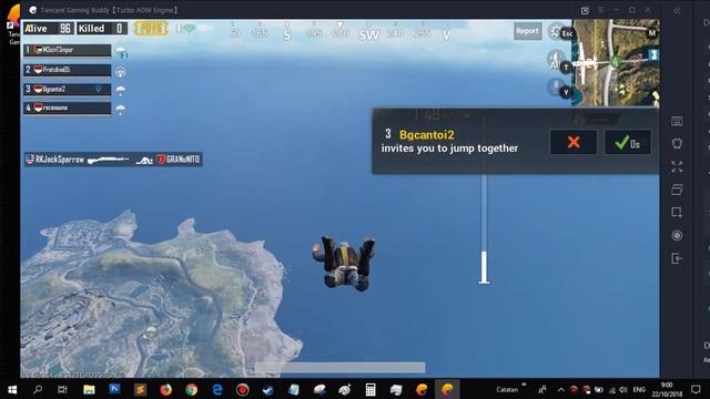 AMD A9-9400 (Radeon R5) running PUBG Mobile (Tencent Buddy Emulator) смотреть онлайн