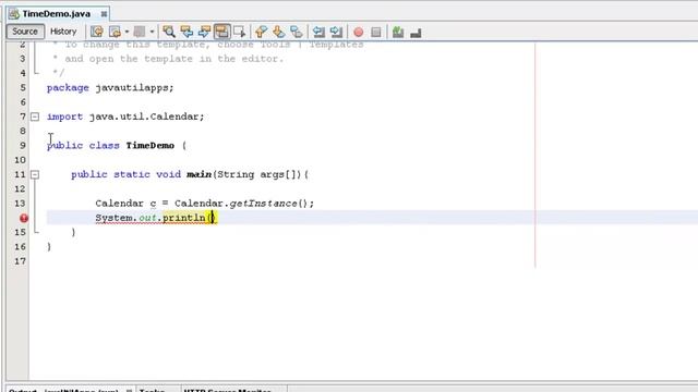 Java Tutorial for Beginners - Java program to print time and date using Calender class смотреть онлайн