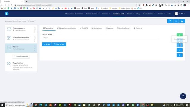 Comment créer une pop-up pour WordPress avec système.io смотреть онлайн