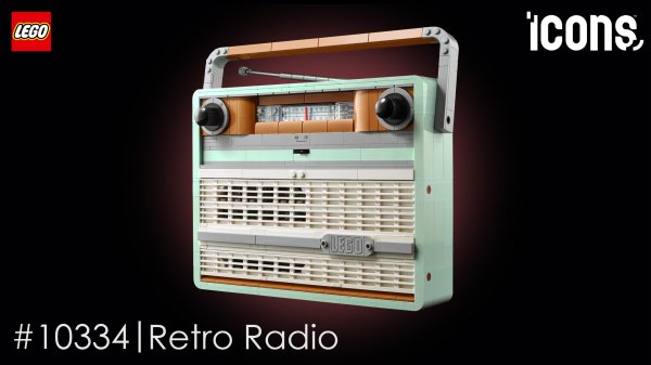 LEGO Icons - Retro Radio (Ретро радио) 10334