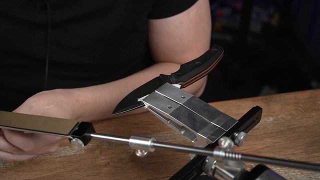 Заточка ножа Boker plus алмазными камнями TSPROF Alpha смотреть онлайн