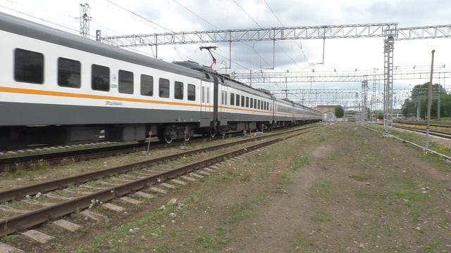 Электропоезд ЭП2Д-0064 "ЦППК" (ТЧ-3) пригородный поезд № 6016/6015, Голицино - Подольск. смотреть онлайн
