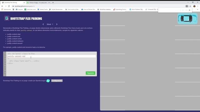 Bootstrap Flex Parking смотреть онлайн