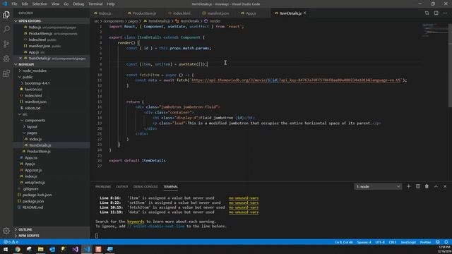 #13 React - Detaljevisning af film смотреть онлайн