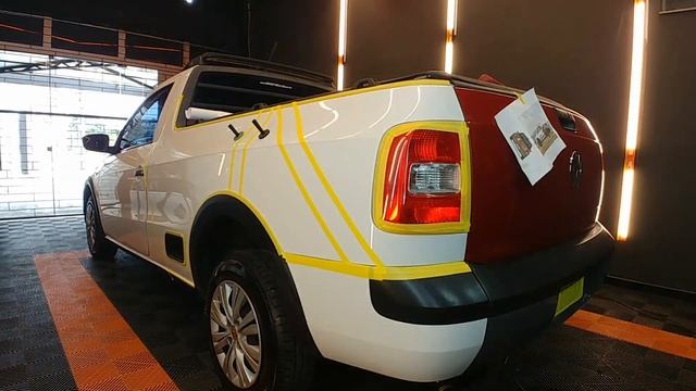 Plotagem Saveiro com adesivo Oracal e recorte eletrônico смотреть онлайн
