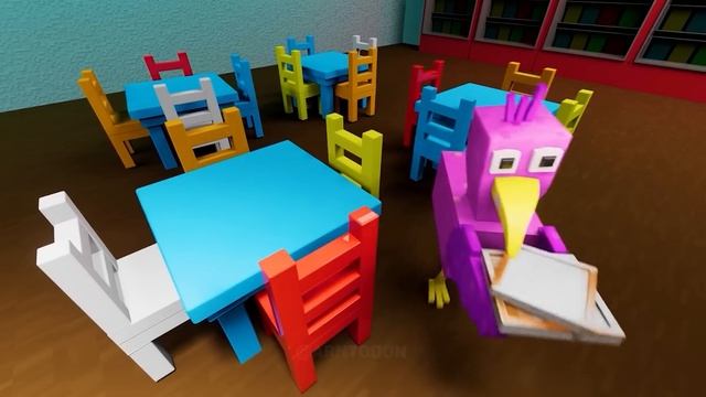 DOOM DOOM vs OPILA BIRD in Garten Of BanBan Chapter 4 (Minecraft Animation) смотреть онлайн