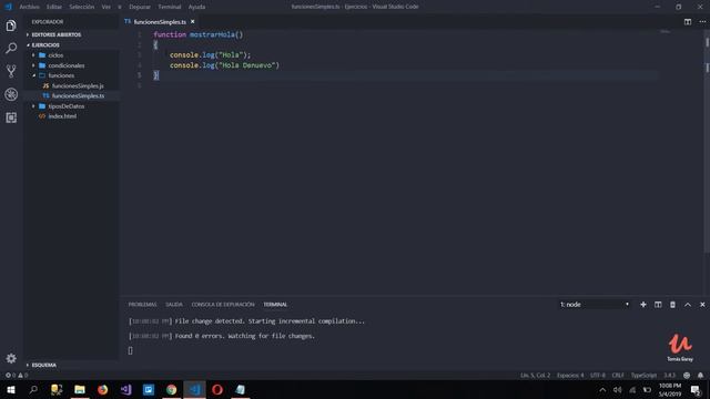 Curso TypeScript: 21 - Funciones смотреть онлайн