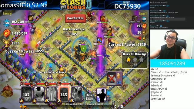 Clash of Lords 2 - PVP AND DAILIES - EARN MONEY WATCHING MY STREAMS ON STREAMCRAFT LEARN HOW! смотреть онлайн