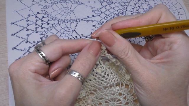 Нежнейшая ажурная салфетка часть 4. смотреть онлайн