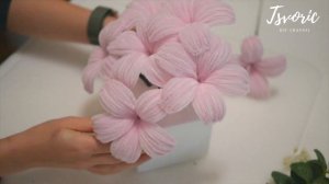 Цветочная композиция из синельной проволоки DIY TSVORIC