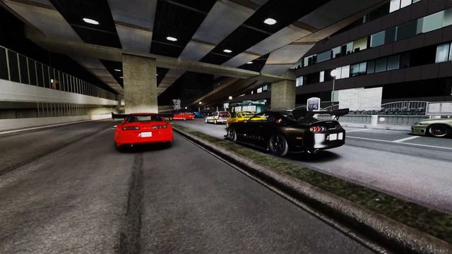 Huge Shuto Expressway car meet!︱Assetto Corsa смотреть онлайн