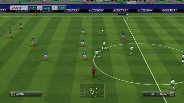 FIFA 14 Classic Patch - FIFA WORLD CUP FRANCE 1998 Match 2 (Group Stage) Saudi Arabia vs France смотреть онлайн