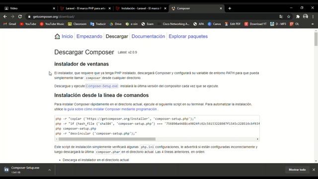 Instalación de laravel смотреть онлайн