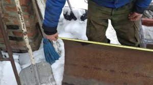 Самодельный  ковш из трубы на мтз часть 1