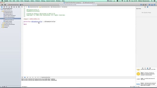 iOS Development Course Beginner - 17. UIViewController смотреть онлайн